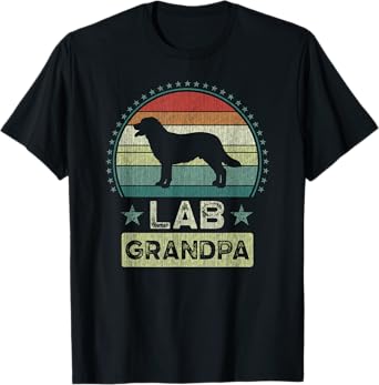Lab Grandpa, Father's Day, Labrador Grandfather T-Shirt