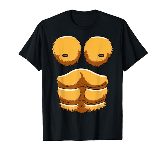 Monkey Gorilla Chest Halloween Costumes T-Shirt