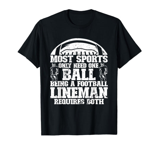 Defensive Lineman Football Player Position Quarterbacks T-Shirt