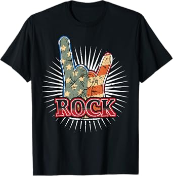 Vintage USA Rock - Band Concert Poster 70s 80s T-Shirt