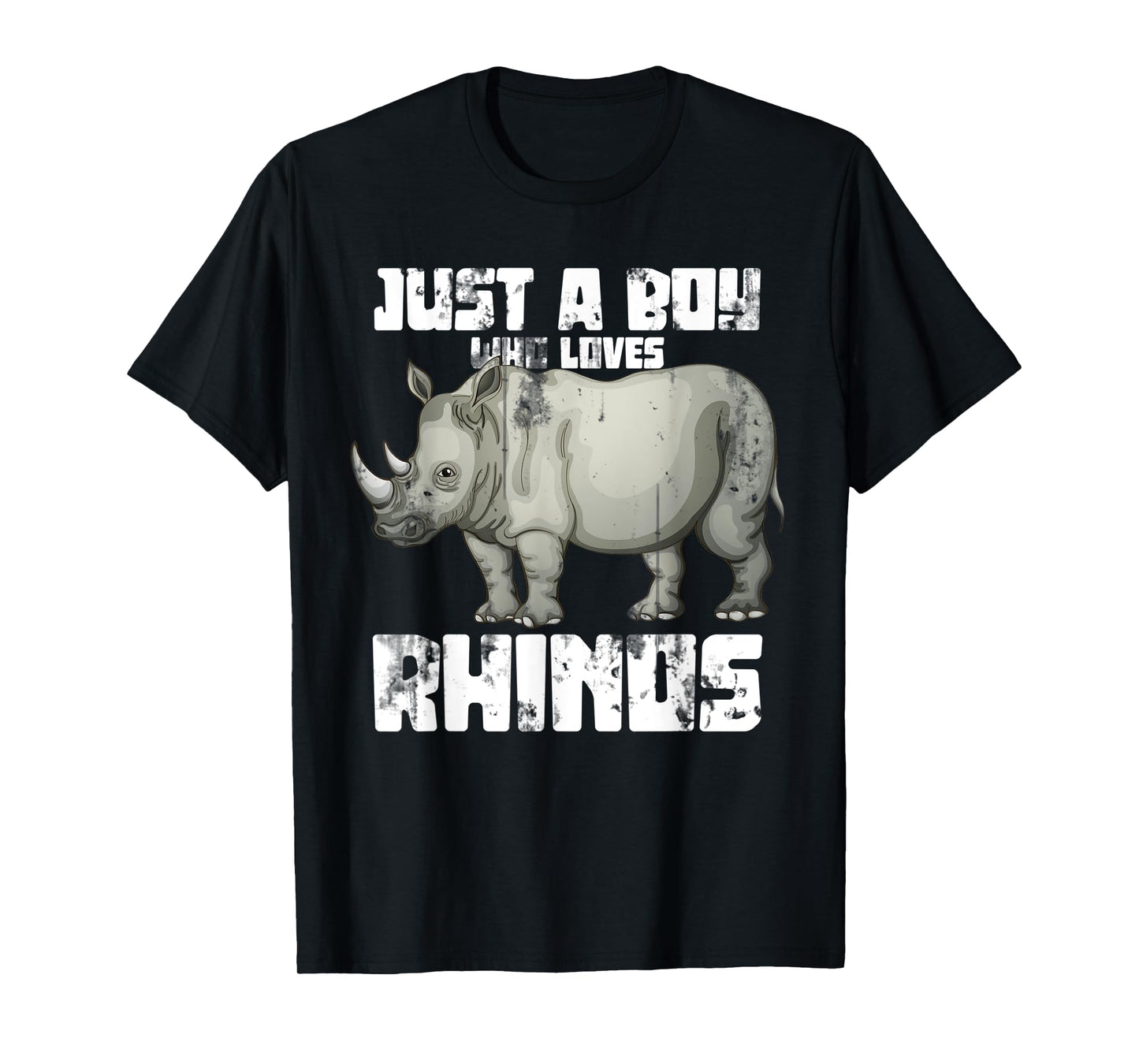 Just A Boy Who Loves Rhinos T-Shirt