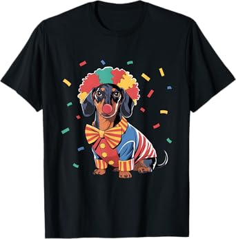 Dachshund Clown T-Shirt