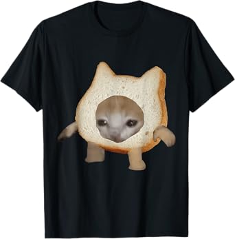 Bread Cat Meme T-Shirt