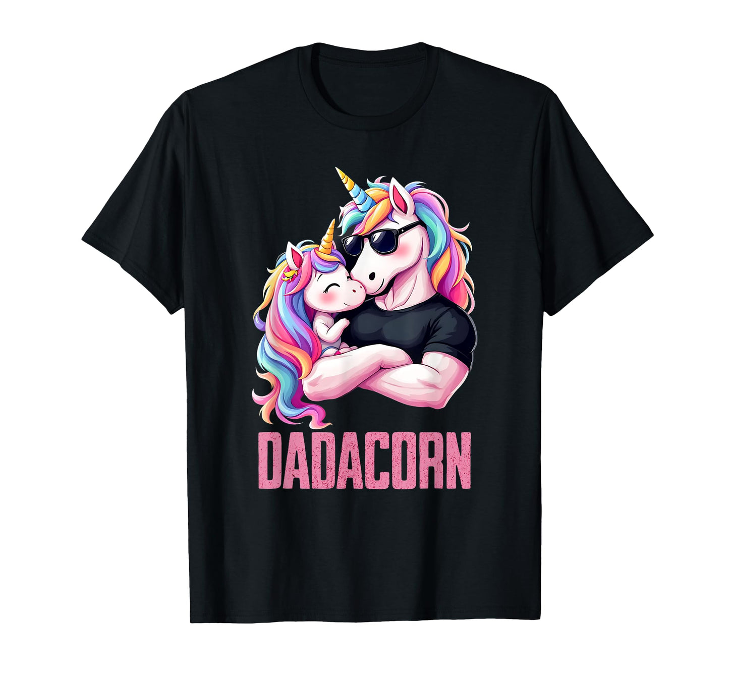 Dadacorn, Daddy Daughter Unicorn, Girldad T-Shirt
