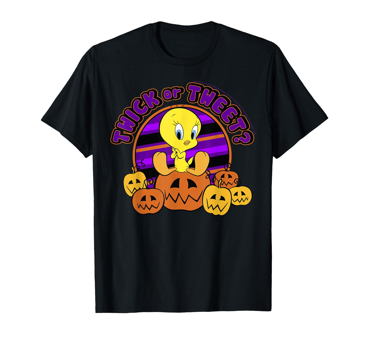 Looney Tunes Halloween Tweety Bird Twick Or Tweet T-Shirt