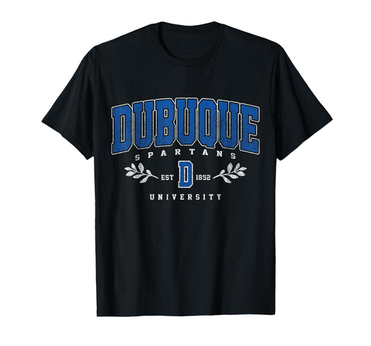 Dubuque of Technology Arch Retro for Men Women T-Shirt