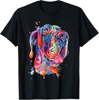 Great Dane Splash Art Dane T-Shirt