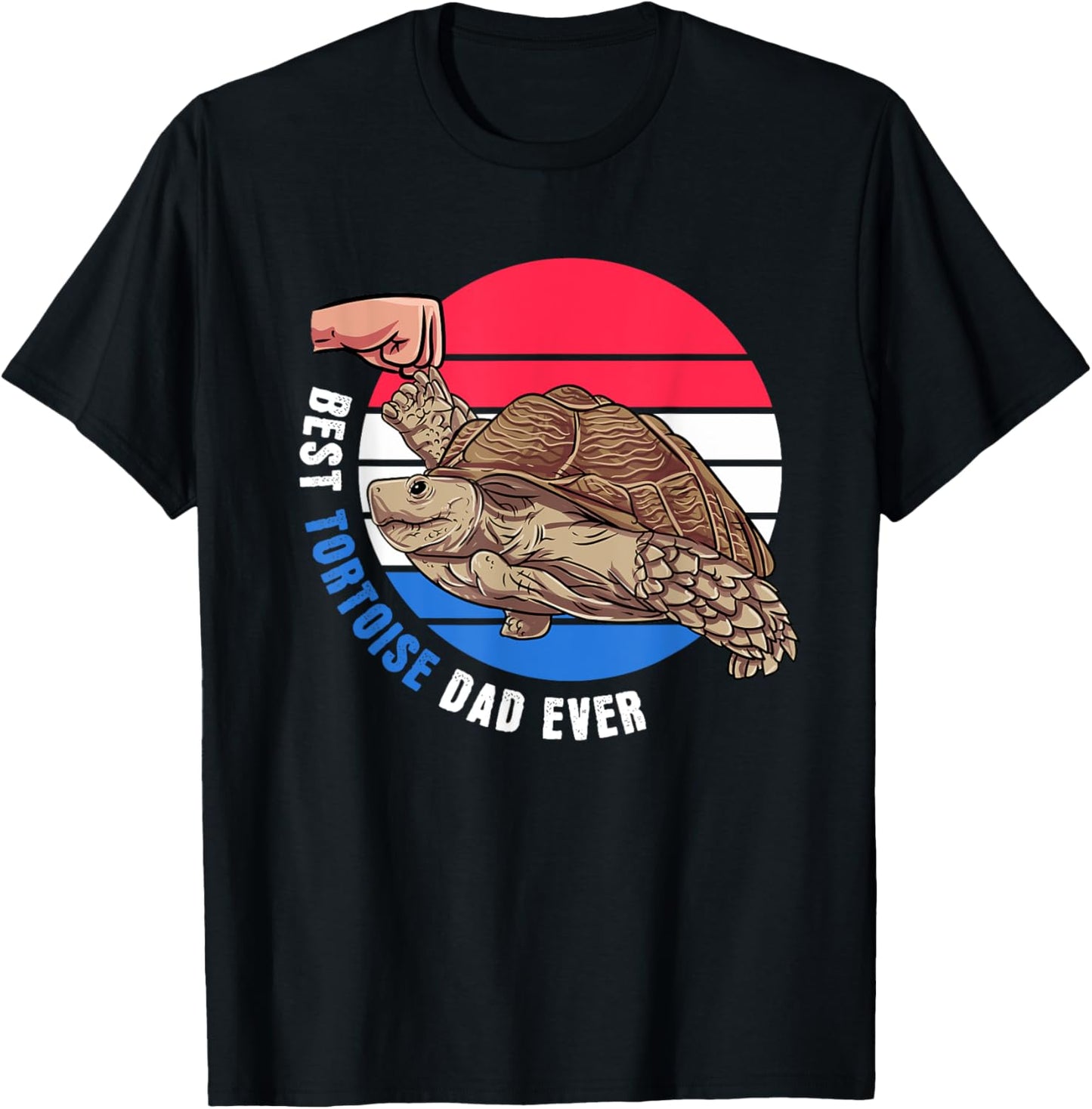 Pet African Sulcata Tortoise Gift - Best Tortoise Dad T-Shirt