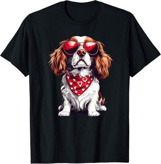 Cavalier King Charles Spaniel Cool Dog Lover Mom Dad Kids T-Shirt