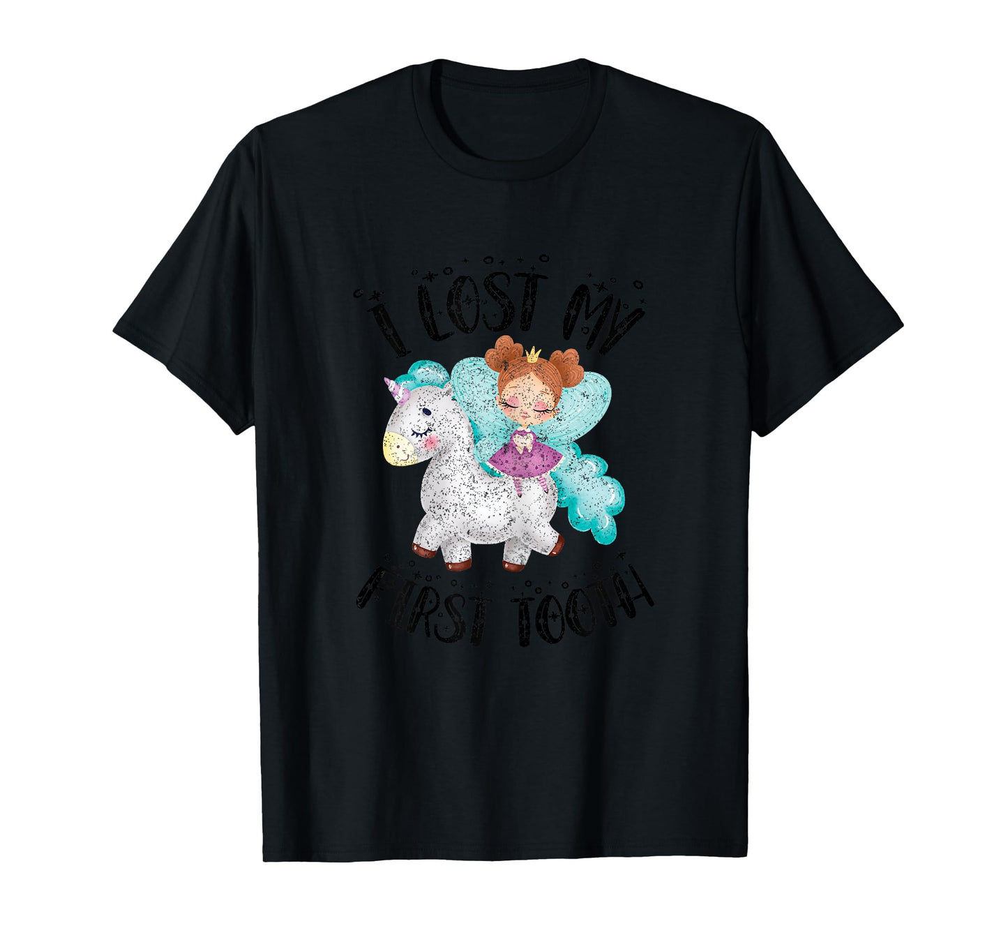 Cute Novelty I Lost My First Baby Tooth Out Fairy Unicorn T-Shirt