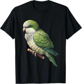 Monk Parrot Quaker Parakeet Bird Lover T-Shirt