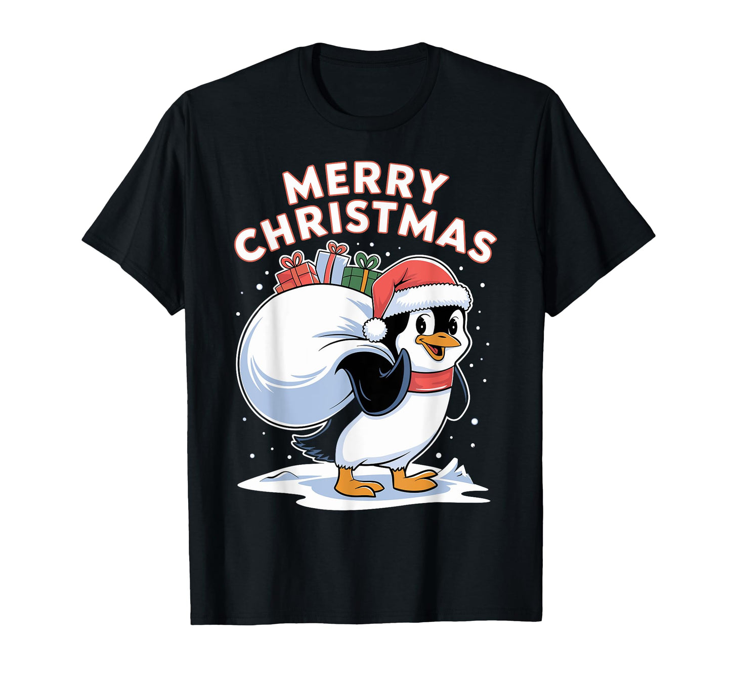Merry Christmas Emperor Penguin T-Shirt