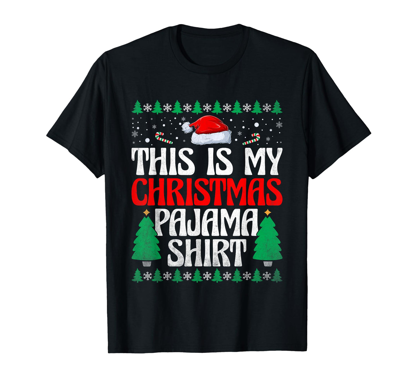 This Is My Christmas Pajama Shirt Christmas X-mas Holiday T-Shirt
