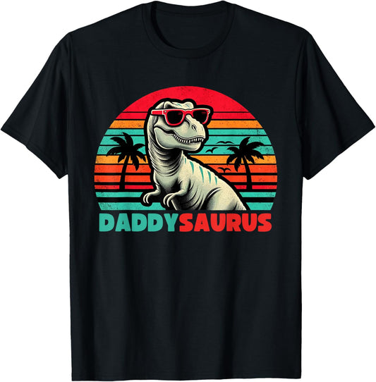Daddysaurus Funny T Rex Daddy Saurus Dinosaur Family T-Shirt