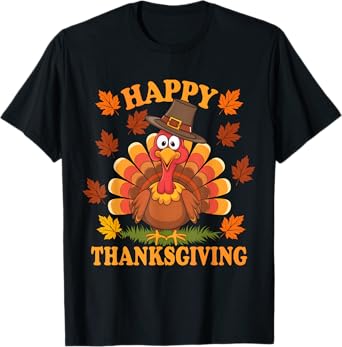 Happy Thanksgiving Funny Turkey Family Dinner Thanksgiving T-Shirt