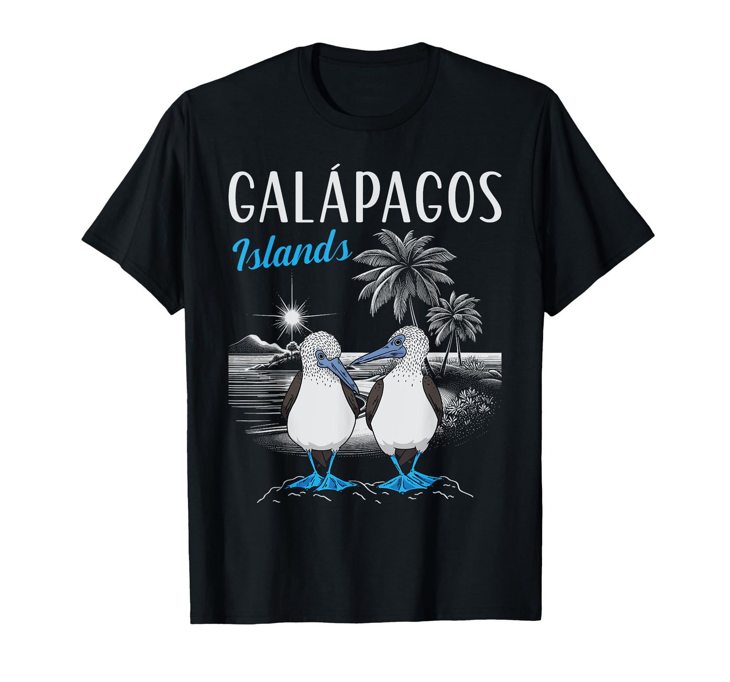 Blue Footed Booby Bird Galapagos Islands T-Shirt