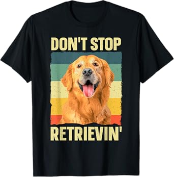 Golden Retriever Design For Men Women Golden Retriever Lover T-Shirt