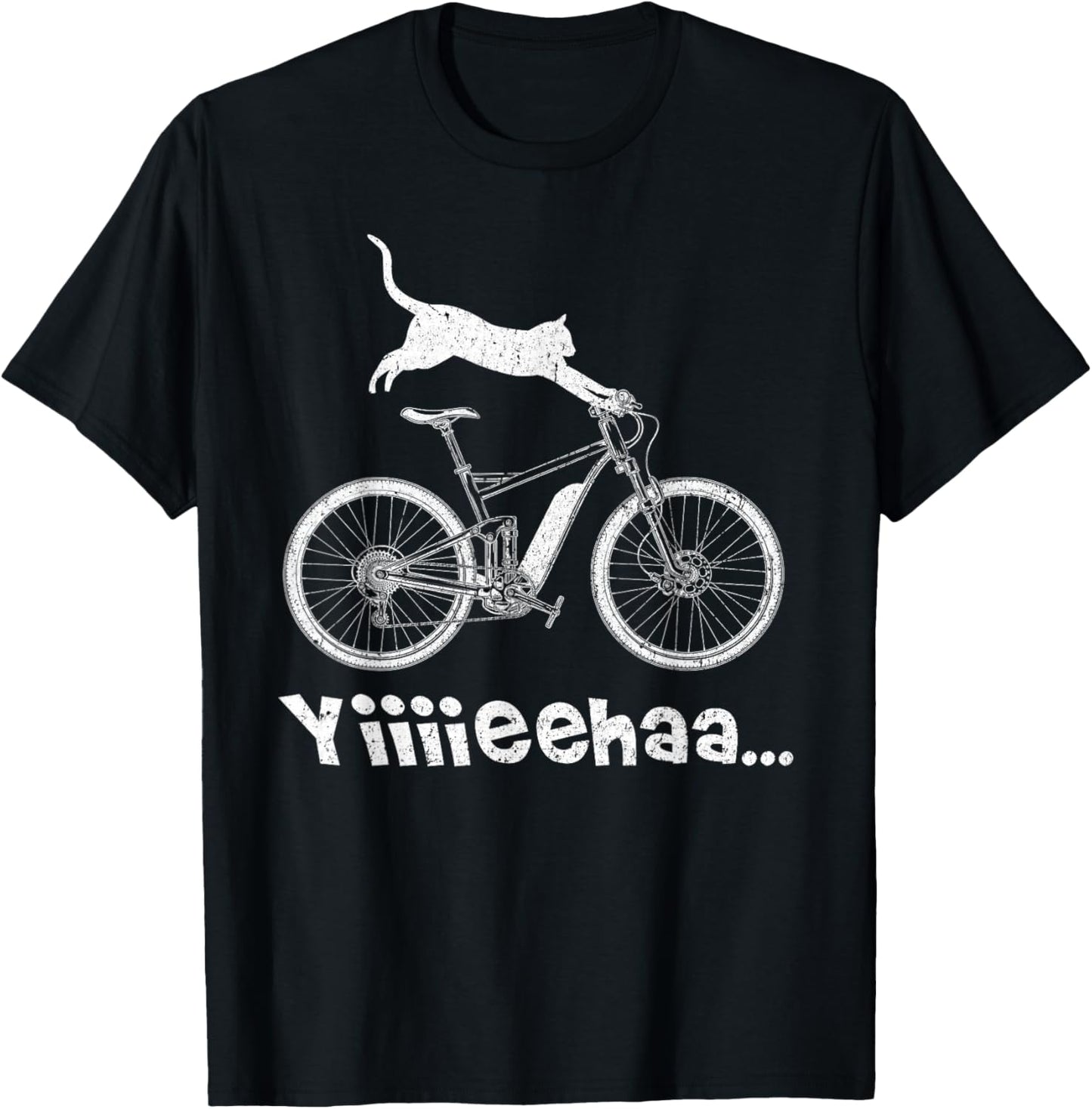 Funny Cat on an eBike T-Shirt