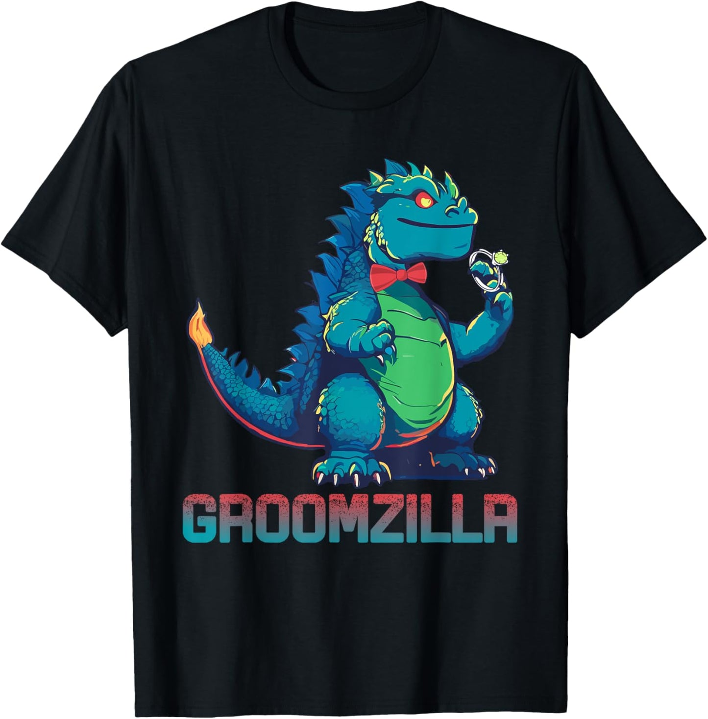 Funny Weding Groomzilla Design for Party T-Shirt
