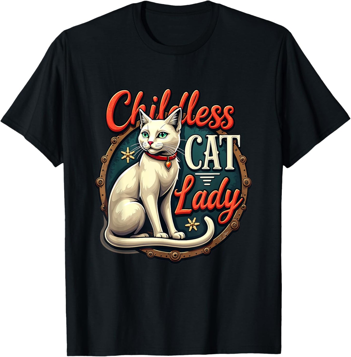 Childless Cat Lady Funny Cat Lover T-Shirt