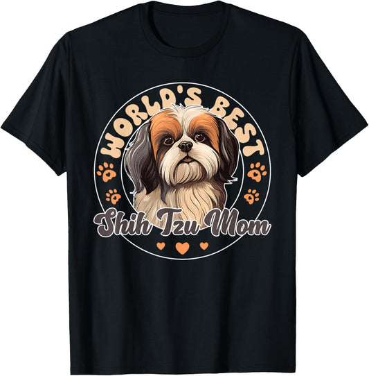 Shih Tzu Dog World's Best Shih Tzu Mom T-Shirt