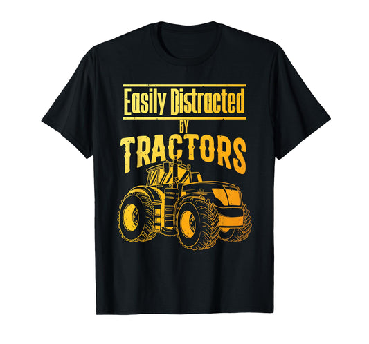 Funny Tractor Art For Men Women Toddler Farming Truck Farmer T-Shirt