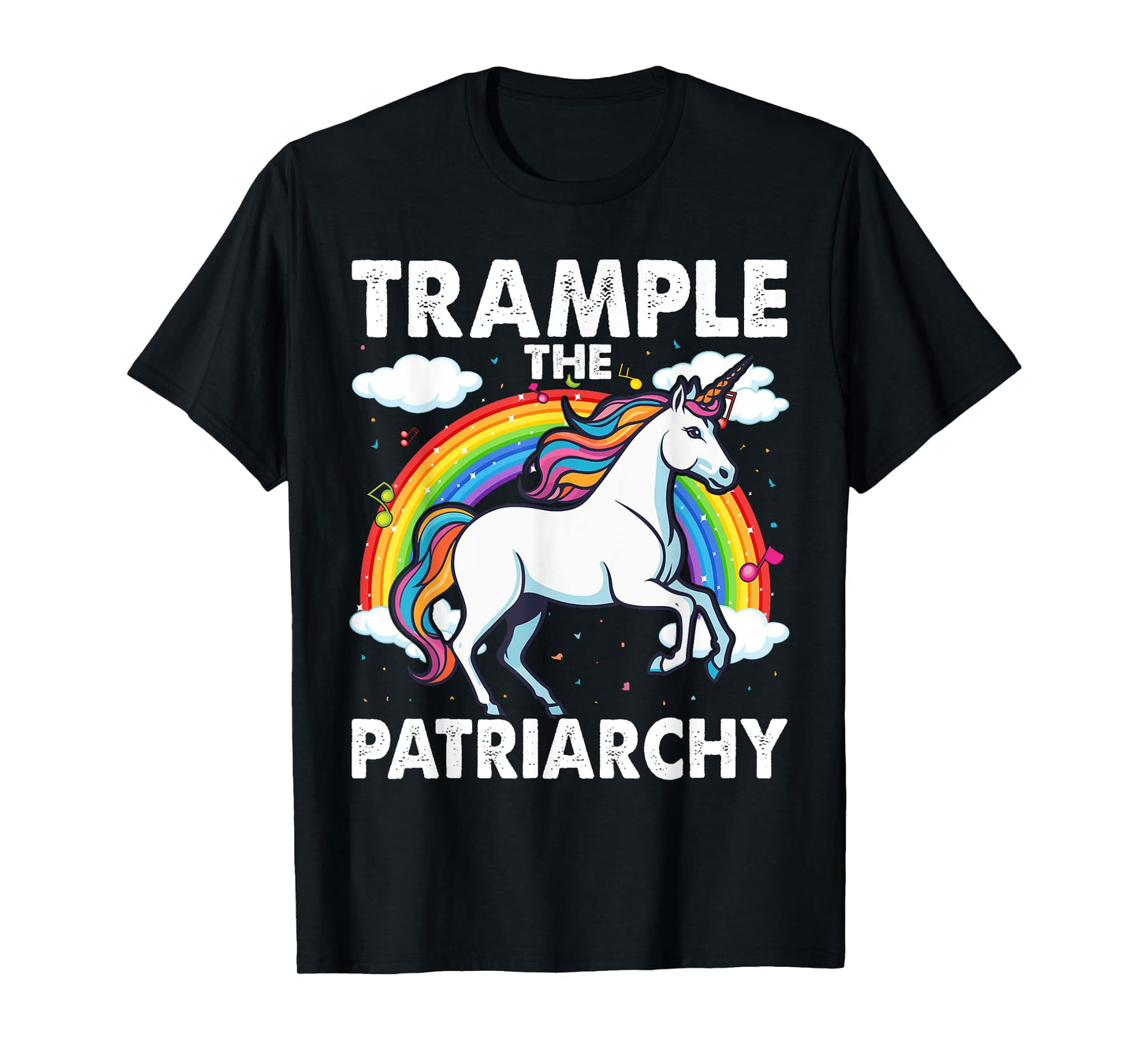 Trample The Patriarchy, Unicorn Lovers Feminist T-Shirt