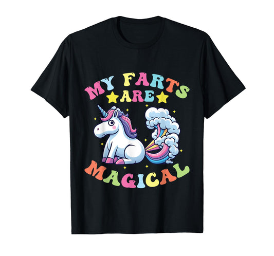 My Farts Are Magical Funny farting Unicorn T-Shirt