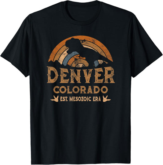Denver Colorado CO Dino Dinosaur Paleontology T-Rex T-Shirt