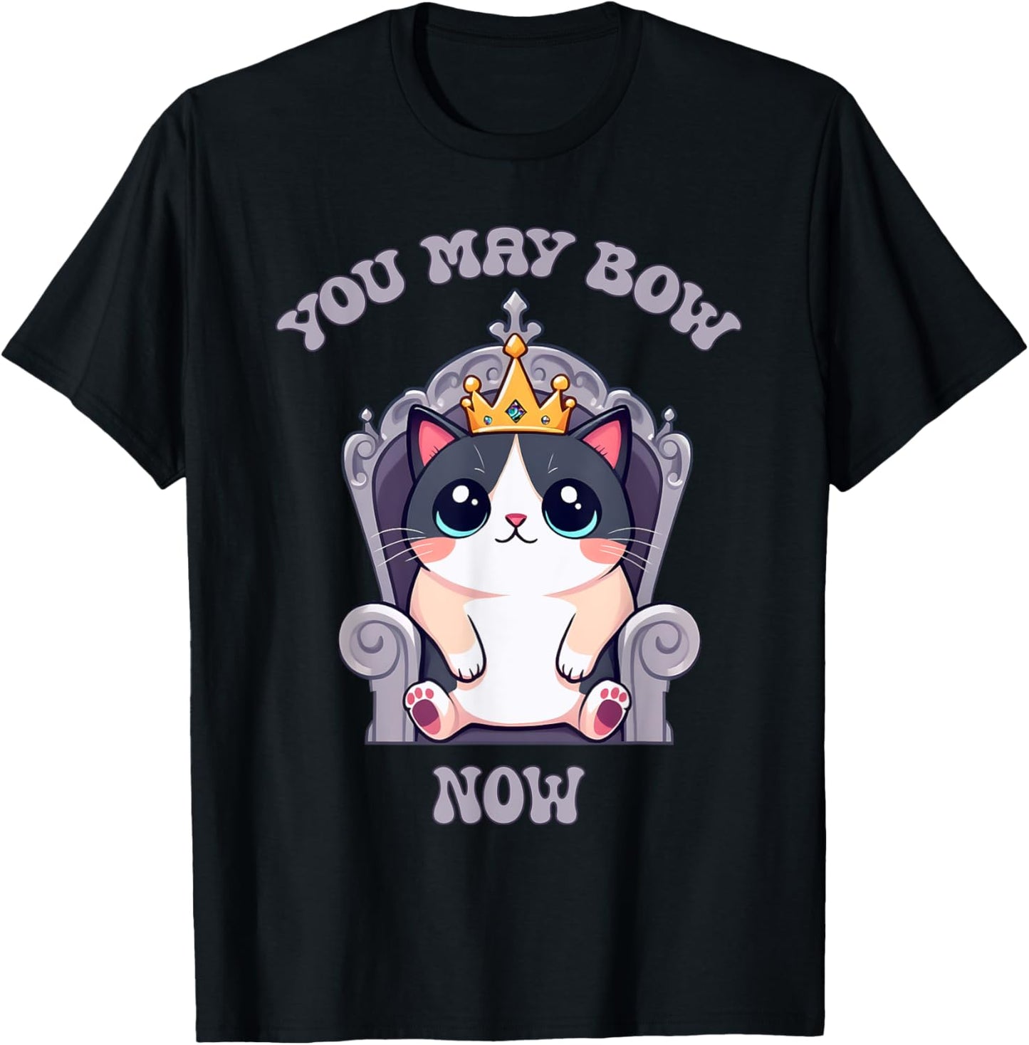 The Queen Of Cats says You May Bow Now T-Shirt