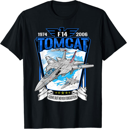 American Aircraft F14 Tomcat fighter jet for Airshow avgeeks T-Shirt