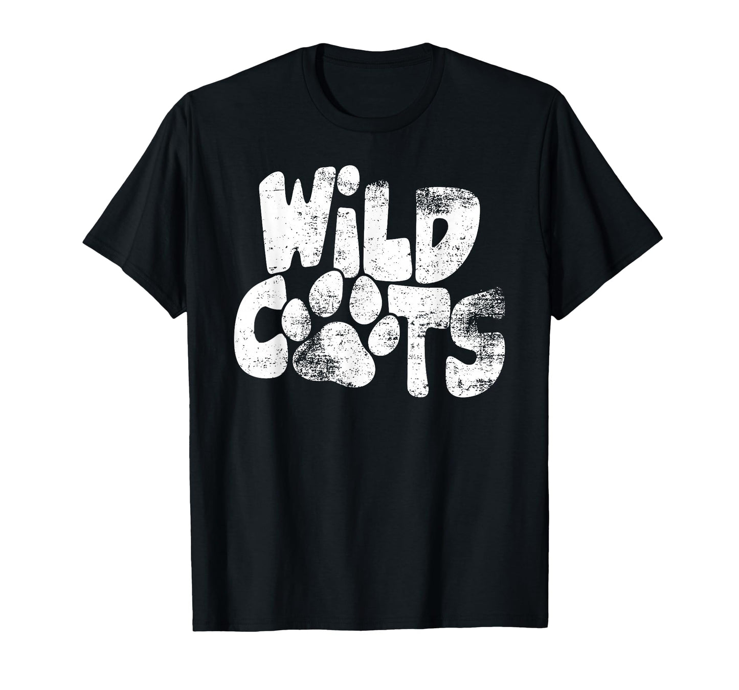 Wildcats Football School Sports Fan Team Spirit T-Shirt