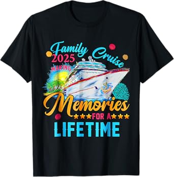 Family Cruise 2025 Family Matching Cruise Vacation Party T-Shirt