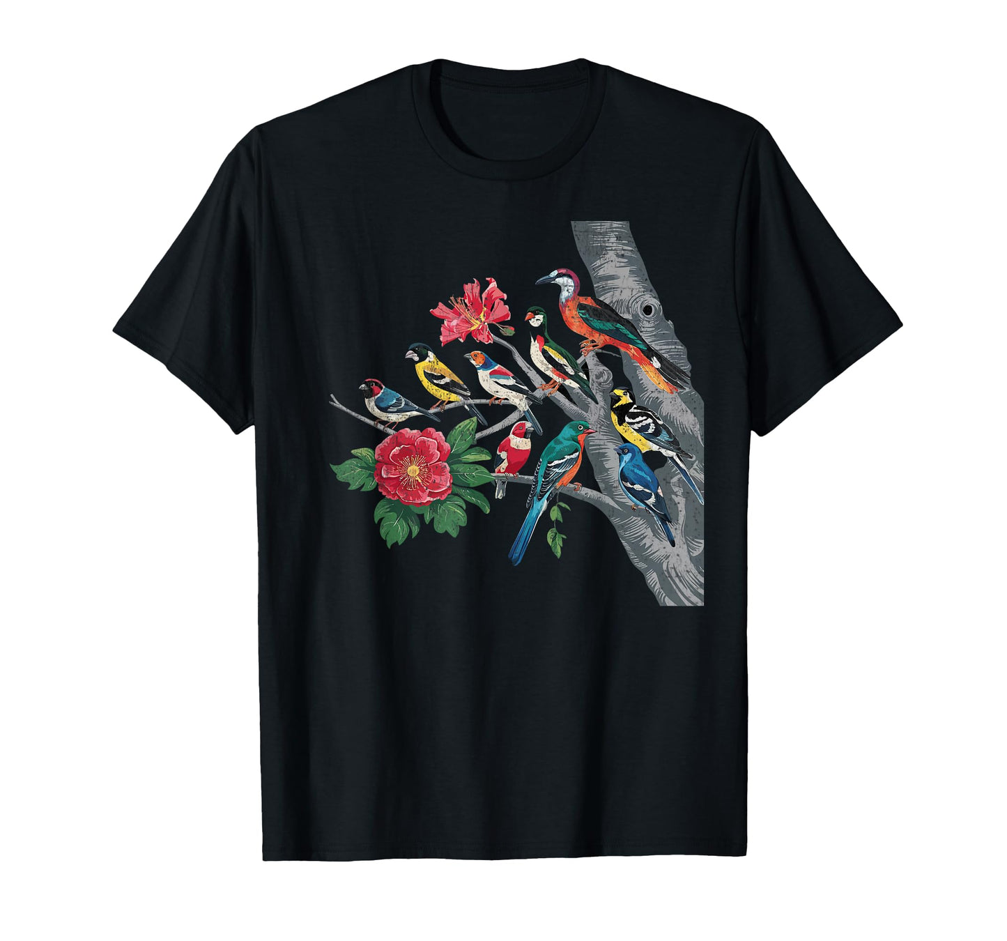 Birds on a Branch Birding Bird Watching Birder Bird Watcher T-Shirt
