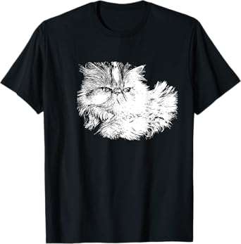 Persian Cat T-Shirt for Men Women Kids