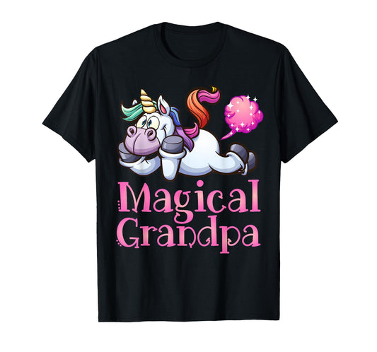 Funny Magical Grandpa, FARTING Rainbow Unicorn, Magic Gift