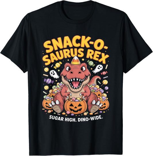 Cute Halloween Dinosaur Sugar Trick or Treat Halloween T-Shirt