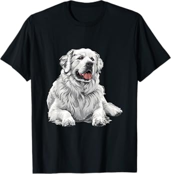 Great Pyrenees Dog Breed Graphic T-Shirt