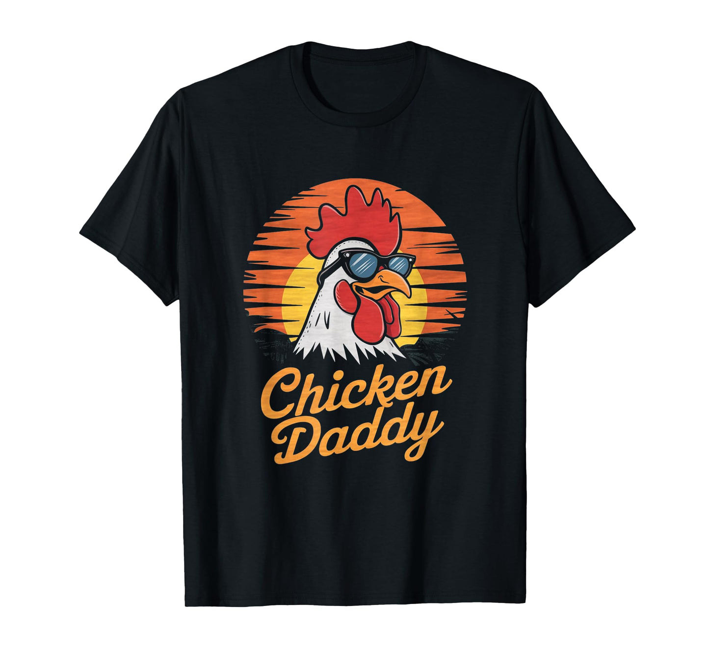 Chicken Daddy Vintage Farmer Funny Fathers Day Mens Gifts T-Shirt