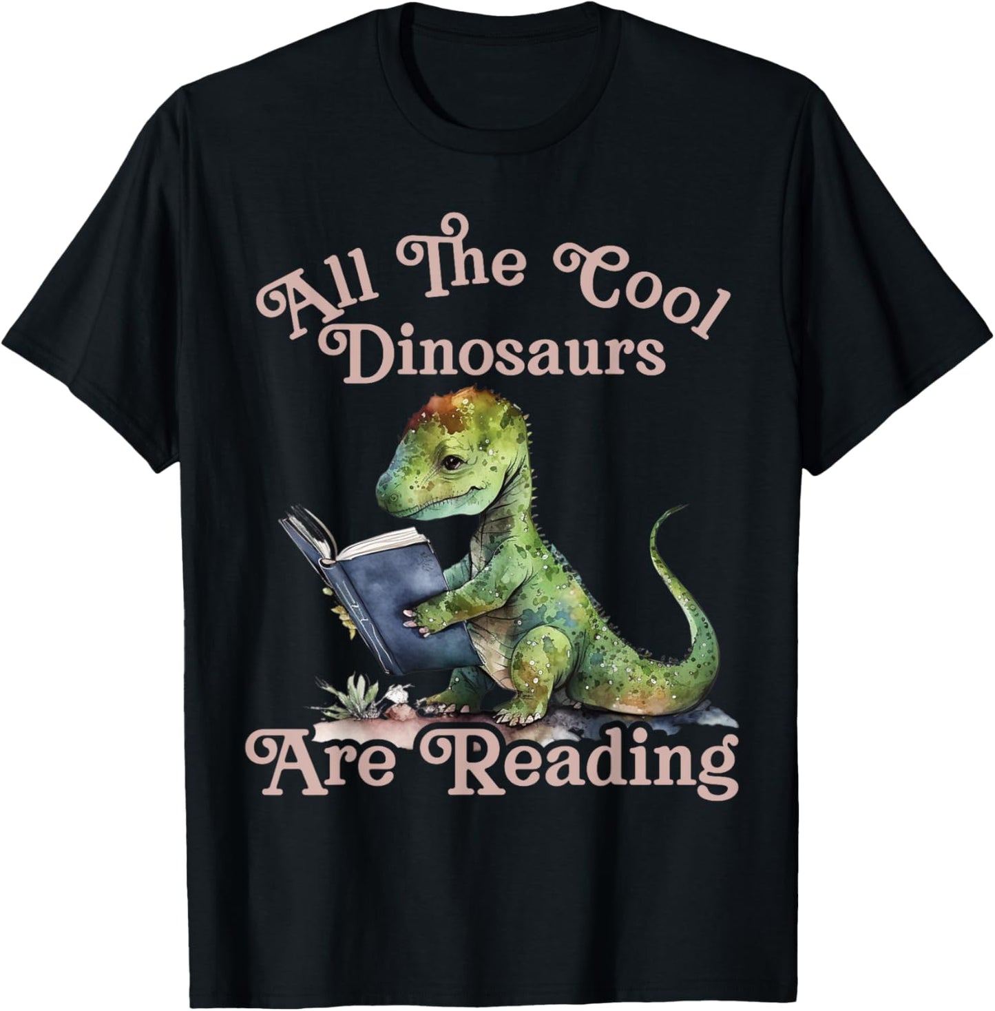 All The Cool dinosaurs Are Reading Dinosaur Teacher T-Shirt