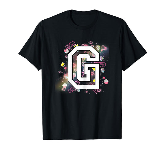 Kids Letter G Clothing For a Girl Who's Name Starts With G T-Shirt