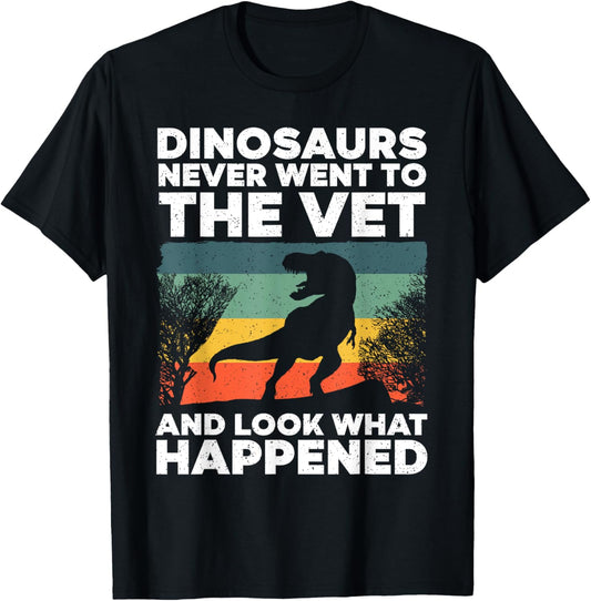 Funny Veterinary Art For Men Women Kids Veterinarian Lovers T-Shirt