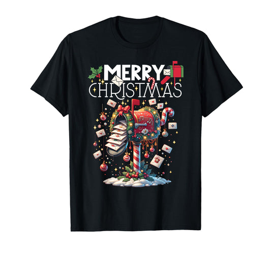 Merry Christmas Xmas Postal Worker Funny T-Shirt