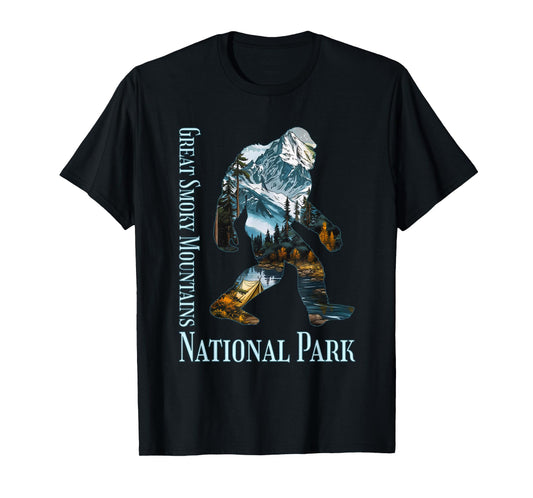 Great Smoky Mountains National Park Bigfoot Sasquatch T-Shirt