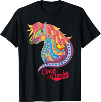 Cinco De Derby Mexican Kentucky Horse Race T-Shirt