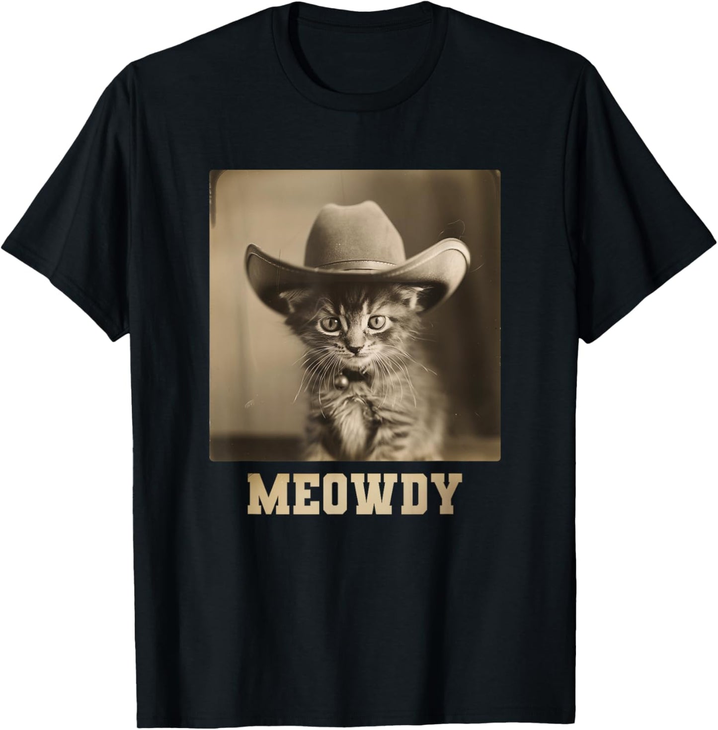 Vintage Meowdy Cat T-Shirt