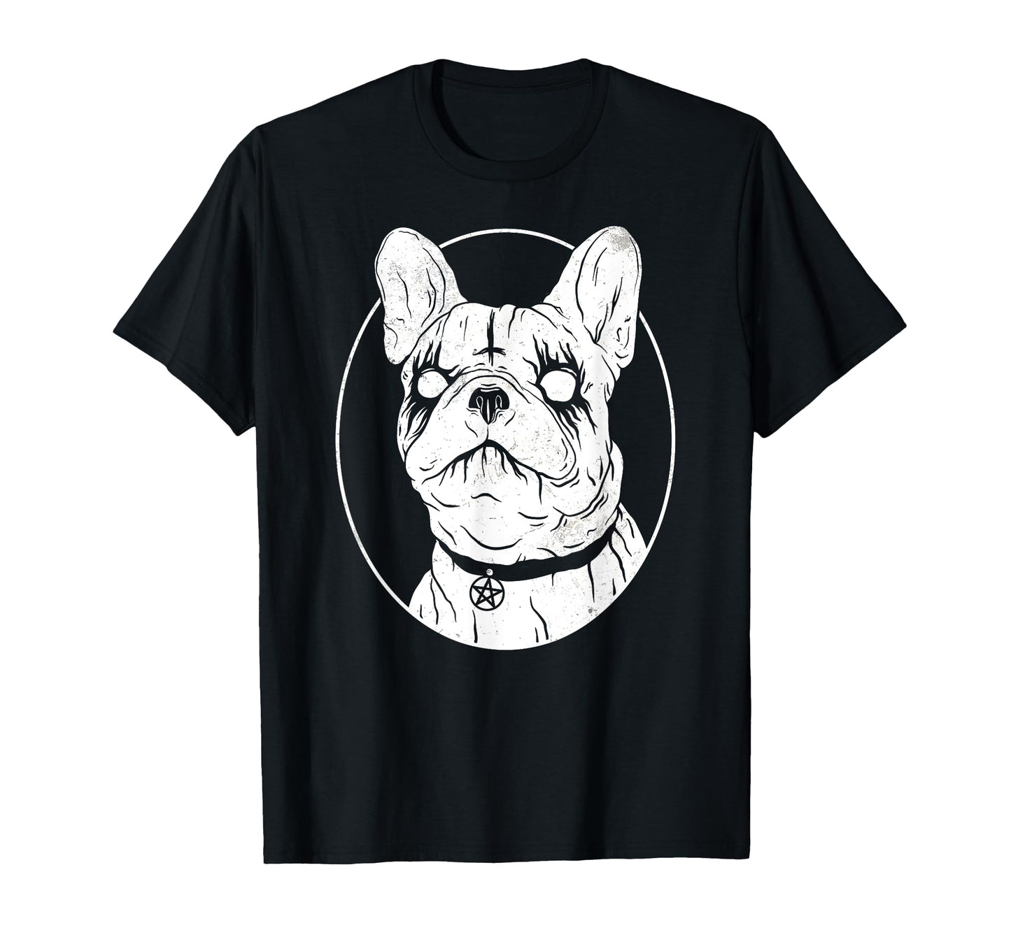 Black Metal French Bulldog - Gothic Heavy Metal Dog Shirt T-Shirt for Men Women