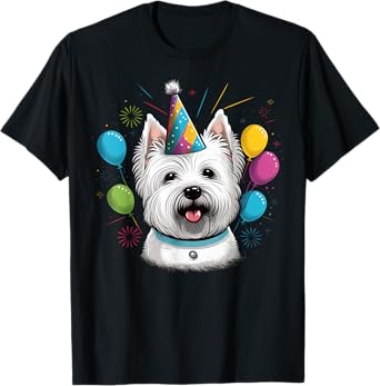 Westie Event Birthday Party West Highland White Terrier T-Shirt