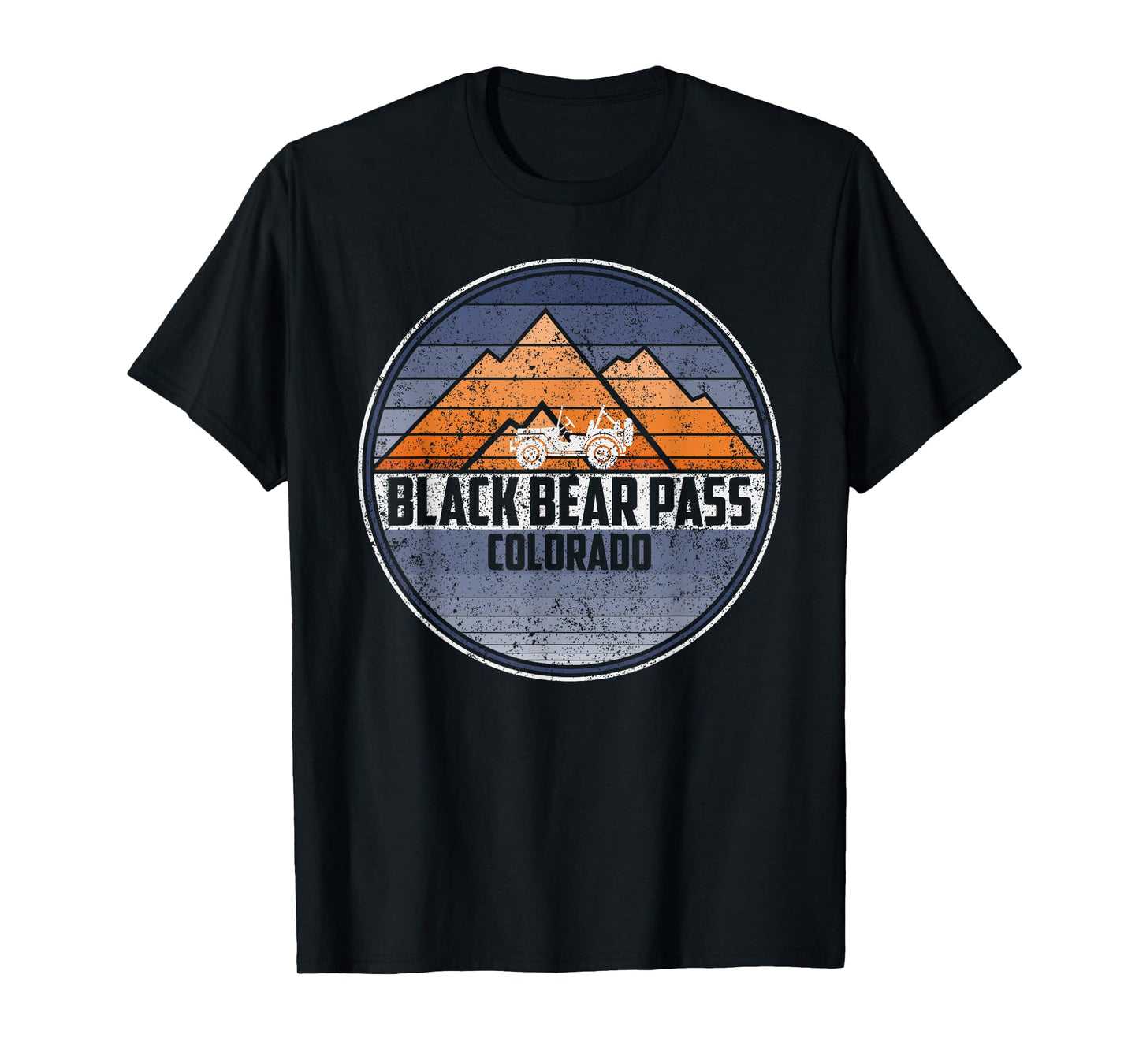 Black Bear Pass- 4x4 Off-road SUV Colorado Outdoor Trail T-Shirt