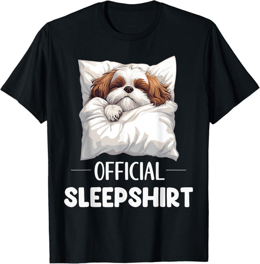 Official Shih Tzu Sleepshirt Cute Dog Lover Pajama Sleepwear T-Shirt